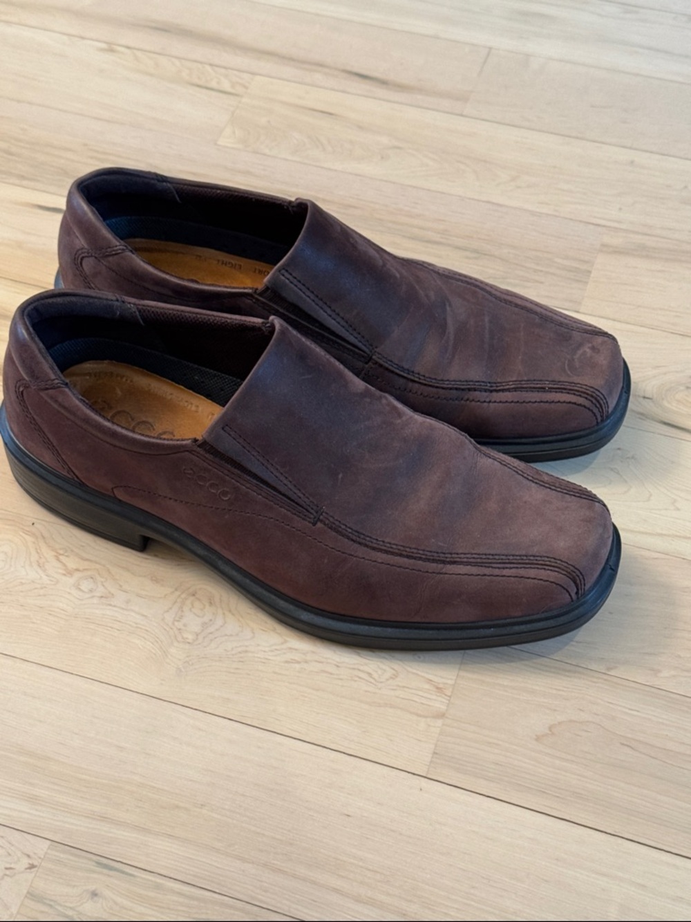 ECCO Men's Helsinki 2.0 Apron Toe Slip-on Loafers Shoes-Size 45-11.5